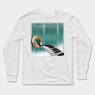 Piano/Ring Long Sleeve T-Shirt